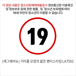 [레그에비뉴] 거미줄 모양의 얇은 팬티스타킹 LA7502