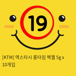 [KTM] 엑스타시 롱타임 팩젤 5g x 10개입